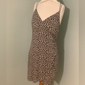 Silence + Noise Strapy Faux Wrap Dress